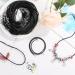 Selizo 50Pcs Satin Silk Necklace Cord - 18 Inch Black with Lobster Clasp for Jewelry Making and Beading - Buy Online on GoSupps.com