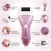 Electric Foot Callus Remover - Rechargeable Portable Heel Shaver for Cracked Heels - Professional Pedicure Tool Kit for Dry Dead Skin - Pink - Buy Online on GoSupps.com