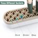 Lolalet 2 Pack Silicone Makeup Brush Holder Organizer - Multipurpose Desktop Stand for Brushes, Pencils, and Craft Tools - Buy Online on GoSupps.com