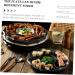 PRETYZOOM Ceramic Dinner Plates Ceramic Grid Plate Snack Tray Snack Accessory Delicate Sushi Tray Fruit Tray Brine Fruit Dish 25.5X25.5X3.3CM Assorted Color 1 - Buy Online on GoSupps.com