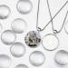 50mm Clear Glass Cabochons - 25PCS Dome Round Cabochons for Jewelry Making & Crafts - Buy Online on GoSupps.com