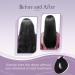FSHINE Black Intact Remy Hair Extensions - 50cm Tape-In 10 Pieces Virgin Short Hair #1B - Smooth & Lightweight - Buy Online on GoSupps.com