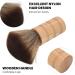 Qukaim Hair Cutting Neck Duster Brush Barber Neck Duster Brush Wooden Handle Hair Sweeping Cleansing Brush for Face and Neck Salon Hair Cutting Tool - Buy Online on GoSupps.com