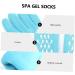 POPETPOP spa Gel Gloves Gel Ankle Socks Foot Heel Protector Gel Heel Sleeves Moisturizing Toe Socks moisturizing Gel Gloves Cosmetology kit spa Socks Gel Socks Skin Care Silicone Socks Miss medium - Buy Online on GoSupps.com