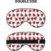 Adjustable Ladybird Sleep Mask - Double-Sided Soft Eye Covers for Perfect Shading & Reduced Eye Edema | International Shipping Available - Buy Online on GoSupps.com
