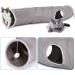 Ownpets 48 Inch S-Shape Collapsible Cat Tunnel with Feather Wand - Interactive Pet Toy for Cats, Kittens, and Small Pets - Buy Online on GoSupps.com