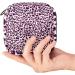Leopard Print Menstrual Cup & Pad Storage Bag - Pink Sanitary Napkin Pouch | Feminine Product Organizer for Period Supplies - Color 10 - Buy Online on GoSupps.com