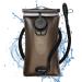 BBAIYULE drinking bladder 2l/3l drinking bag BPA-free & tasteless drinking bag optionally with insulation pocket water bubble drinking system with 2 openings to run (2l drinking bubble gray)