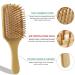 Bamboo Hair Brushes and Comb Set - Detangling Paddle Wood Brush for Women, Men, and Kids | Ideal for Wet or Dry Hair | Combetter - Buy Online on GoSupps.com