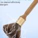 Sunicon Neck Duster Brush Large Barber Brush Neck Duster Long Handle Neck Face Cleaning Hairbrush Soft Bristles Brush Salon Barber Hairdressing Brush Hair Cutting Tools (Wood Color) - Buy Online on GoSupps.com