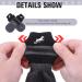 EXPAWLORER 6 Pack Double Sided Anti-Slip Dog Socks - Non-Slip Paw Protection | Adjustable Straps | Strong Grips | Traction Control | Indoor Hardwood Floor Wear | Black Large - Buy Online on GoSupps.com