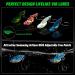 Goture Fishing Spoons Hard Lures Casting Spoon/Ice Fishing Jigs - Trout Bass Pike Walleye Crappie Bluegill - 12pcs in Tackle Box - Buy Online on GoSupps.com