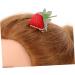 COLLBATH Strawberry Barrettes Women Hair Pin Strawberry Hairpin Hair Clip for Women Hair Pin Hair Accessories for Women Strawberry Hair Clip for Styling Hair Barrettes - Buy Online on GoSupps.com