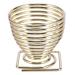 Cosmetic Sponge Puff Blender Drying Stand Holder Rack Support Makeup Beauty Tool(Gold(Square))