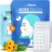 LitBear Acne Pimple Patches- Day and Night 4 Sizes 180 Dots Thin & Thick Hydrocolloid Patches with Witch Hazel, Tea Tree & Calendula Oil, Extra Adhesion Pimple Patches for Face Zit Patch Acne Dots AM + PM