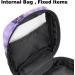 Menstrual Pad Bag with Zipper - Purple Lavender Flower Napkin Pouch for Women & Girls | Stylish & Functional Tampon Collection Bag - Buy Online on GoSupps.com