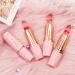 KTouler 3 Pcs Color Change Crystal Flower Jelly Lipstick  Long Lasting Non-Stick Cup Nutritious Moisturizing Magic PH Temperature Lip Gloss Makeup Gift Set for Women and Girls