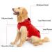 EXPAWLORER Polar Fleece Dog Hoodie with Pocket | Sleeveless Sweater for Small to Large Dogs | Warm Cozy Sweatshirt for Fall and Winter | Red - Size Small - Buy Online on GoSupps.com