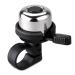 BONMIXC Bike Bell Brass Mini, Clearer Louder Longer Sustained Purer Tone Silver