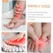 Silica Gel Hammer Toe Straightener Splint Set - 4 Pairs Separator for Metatarsalgia, Bunion Relief & Thumb Protection - Skin Color 7x3.5cm - Buy Online on GoSupps.com