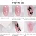 10 Sheet Airbrush Stencils Nail Stickers for Nail Art Star Pattern Hollow Nail Decals Printing Template - Buy Online on GoSupps.com