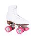 CHICAGO Women's and Girl's Classic Roller Skates - Premium White Quad Rink Skates 8