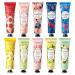 BakerMiche 10 Pack Hand Cream Daily Moisturizing Hand Lotion Travel Size Hand Cream Deeply Nourishing for Dry Hands Christmas Mothers Day Gifts