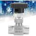 Water/Gas/Oil Flowing Regulation Stainless Steel BSPP Female Thread Straight Needle Valve for Water Gas Oil Transmission(Black Handle 1/4in) - Buy Online on GoSupps.com