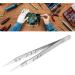 High Precision Straight Head Fine Tip Tweezers for Ingrown Hair Facial Hair & Splinter Removal - International Shipping Available - Buy Online on GoSupps.com