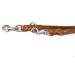 Adjustable Double Linen Dog Liner for Small & Large Dogs - 5m x 15mm Cognac - Buy Online on GoSupps.com