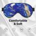 Abstract Marble Sleep Mask | Soft Adjustable Blackout Eye Mask for Men & Women - Dream Comfortably - Buy Online on GoSupps.com