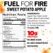 Fuel for Fire Protein Smoothie Pouch - Sweet Potato Apple 24-Pack | Healthy Snack & Recovery | Dietitian Approved | Gluten Free Kosher | 4.5oz Pouches (Pack of 24) - Buy Online on GoSupps.com