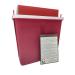 Sharps Container 5 Quart with Mailbox Style Lid - Large - Puncture Resistant for Safe Needle Disposal - Approved for Home and Professional use (1 Pack)