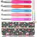 5-Piece Crochet Hooks Set with Ergonomic Grip Handles in Sizes 6.5mm, 7.0mm, 8.0mm, 9.0mm, 10.0mm - Aluminum Hooks Size K, L, M, N/P with Case - Buy Online on GoSupps.com