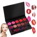 Palette de Brillants L vres - 15 Teintes Longue Dur e | Rouge L vres Mat et Gloss Waterproof Hydratant | Maquillage Pigment pour Soir e F te Halloween Kit Cosm tique Polyvalent et Professionn - Buy Online on GoSupps.com