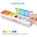 Shop Fullicon Weekly Pill Organizer - 7 Day Spill Proof Large Pill Box | Travel Medicine Organizer for Vitamins & Supplements (Rainbow Clear) - Fast International Shipping - Buy Online on GoSupps.com