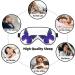 Premium Purple Butterfly Sleep Mask for Better Sleep | Reusable Soft Blackout Eye Masks for Women & Men | Ideal for Travel Camping & Gift Giving - Buy Online on GoSupps.com