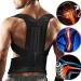 Shop S-5XL Plus Size Posture Corrector Back Brace for Men Women & Teens - Black Full Back Support Belt - Ideal for Scoliosis & Hunchback Correction - Buy Online on GoSupps.com