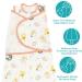 ZIGJOY Baby Swaddle Wearable Blanket 3-Way Adjustable | 0.5 Tog | 100% Cotton | Newborn Infant Boy Girl Sleep Sack | Sheep Design | 0-6 Months - Buy Online on GoSupps.com