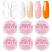 PECECOLOR 6 colors acrylic nail set Professional acrylic powder nails glitter polymer acrylic powder nail kit for acrylic nail extension no nail lamp acrylic nails 01 1642