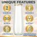 30 Plastic Stemless Champagne Flutes with Gold Rim - Disposable & Unbreakable 9 Oz Glasses | Reusable & Shatterproof for Weddings, Birthdays, Parties - 30 Count - Buy Online on GoSupps.com