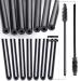 200 Disposable Mascara Wand Eyebrow Brushes - Black Spoolies Applicator for Makeup Kits - Buy Online on GoSupps.com