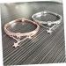 Minkissy 2-Piece Hand Jewelry Set | Star Bracelet for Women | Rose Gold Bracelets 19.5cm x 1.2cm | Shop Internationally - Buy Online on GoSupps.com