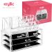 Premium Acrylic Makeup Jewelry Organizer - 16 Compartments & 4 Drawers for Lipsticks Brushes & Cosmetics - Clear Beauty Storage Solution - Buy Online on GoSupps.com