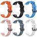 6 Pack Honor Band 5 Strap and 3 Pack Honor Band 5 Screen Protector , Replacement Band Strap for Honor Band 5 Fitness Tracker