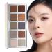 Eyeshadow Palette 10Color Blendable Beauty CosmeticsTravel Makeup Palettefor Women Wife Girlfriend Mom BD401