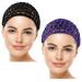 AUEAR Mesh Crochet Hair Net Thick Short Hair Net Snoods Cover Women Hairnet for Sleeping Multicolor One size