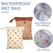 Seaur Naspasche Kita Dry Wet Bag - Waterproof Baby Diaper Bag Organizer (2pcs 30x40cm) - Washable & Reusable for Travel Sport Pool - Buy Online on GoSupps.com