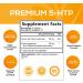 5-HTP 200mg Capsules Extra Strength Stress Support | Made in USA | Best 5-Hydroxytryptophan Supplement for Men and Women | Mood Support 60 Capsules (1 Pack) - Buy Online on GoSupps.com