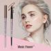 Music Flower Double Ended Waterproof Eyebrow Pencil - Smudgeproof & Long Lasting Eye Makeup in Light Brown - Buy Online on GoSupps.com